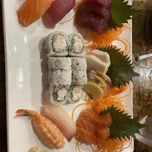 Sushi + Sashimi Dinner