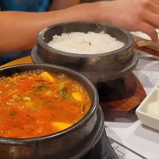 Beef soondubu jjigae