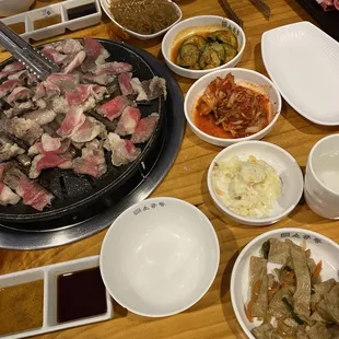 Brisket and banchan!