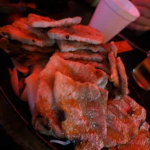 G1. Samgyubsal (Grilled Pork Belly w/Lettuce Wrap)
