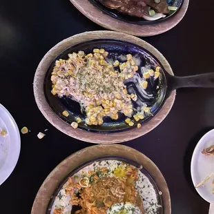 plates of food on a table