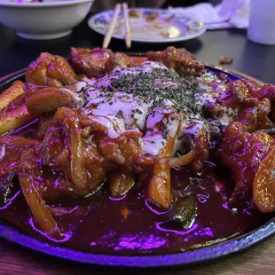 E21. Fire Chicken with Cheese (cheese buldak)