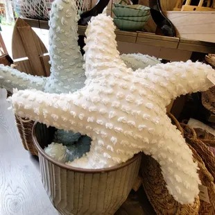Huge starfish pillows
