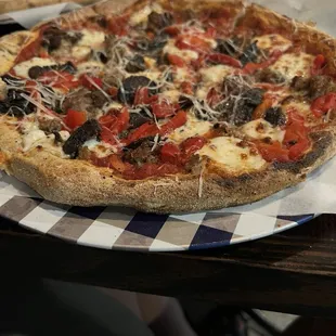 pizza, food