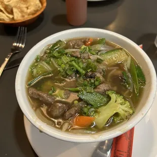 Beef noodle soup