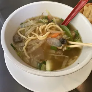 Vegetable Noodle Soup from Soho Bistro