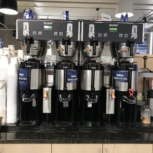 Fancy new coffee machine.