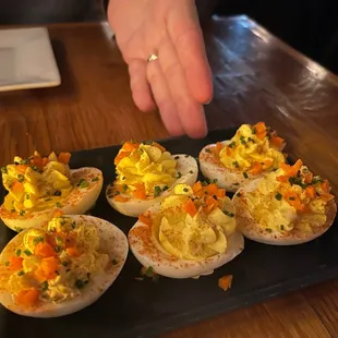 Classic Deviled Eggs! Delicious!