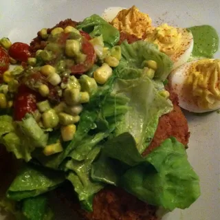 Chicken-Fried Pork Salad