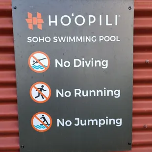 Pool Rules