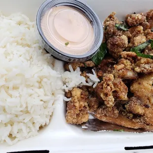 Popcorn chicken! Moist and crispy