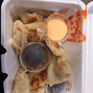 Three dumplings, 3 flavors