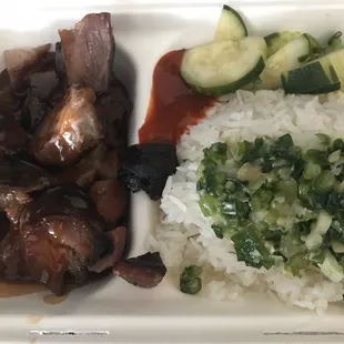 Hong Kong-style BBQ Pork Rice Box