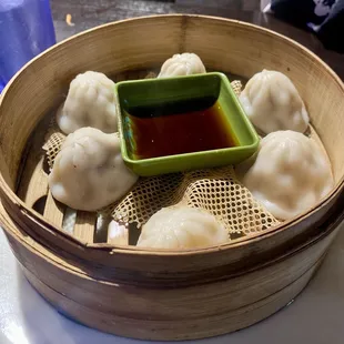 Japanese Pork Buns (basically like steamed dumplings with pork inside)