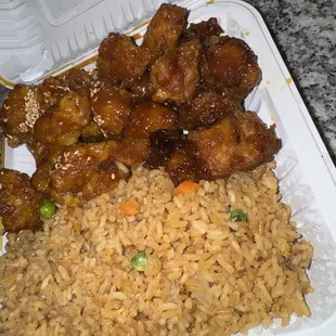 C1. Sesame Chicken C3. Orange Chicken Fried Rice