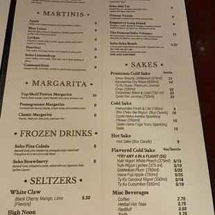 Drinks