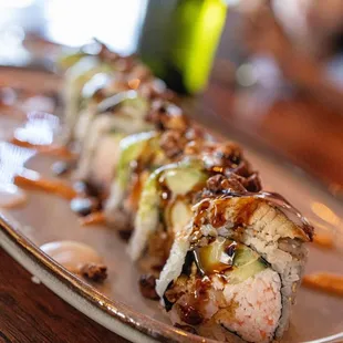 My daughter and i favorite simple sushi roll.