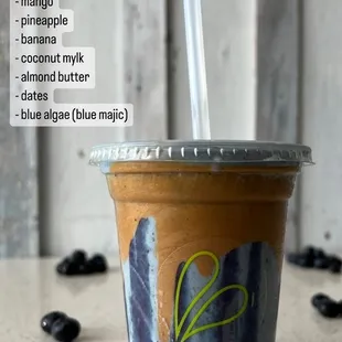 Blue majic smoothie