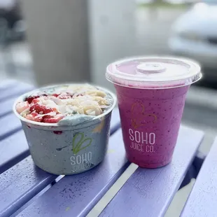 Cloud 9 (blue) and Summer Glow (pink!)