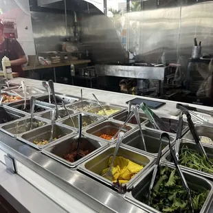 salads, interior