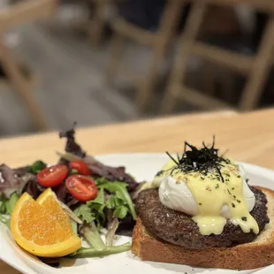 Loco moco egg Benedict