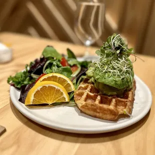 Avocado Croffle Toast