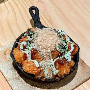 Okonomiyaki potato tots