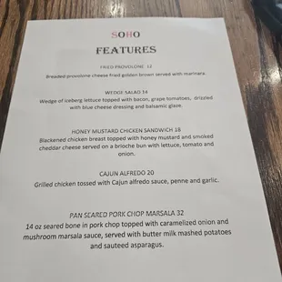 Specials on Nov 3, 23