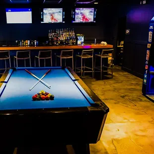 Renovated Interior with pool table, bar, TV's, and photo booth at SoHo Saloon, South Tampa
