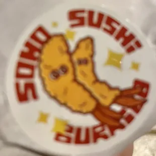 a close up of a sushi burrito