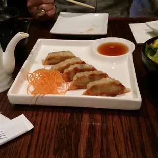 Pan fried goza (loved them)