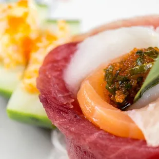 food, sushi and sashimi