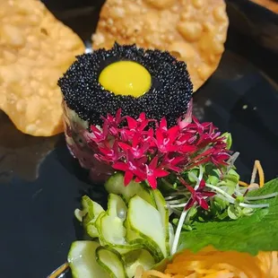 Trio tuna tartare