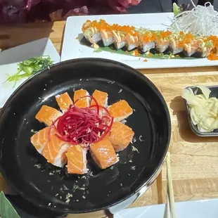 Salmon Dragon Rolls