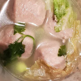 Beef Meat Balls Soup