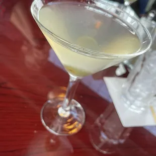 Bombay Sapphire martini