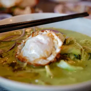 Green Curry Noodle Soup