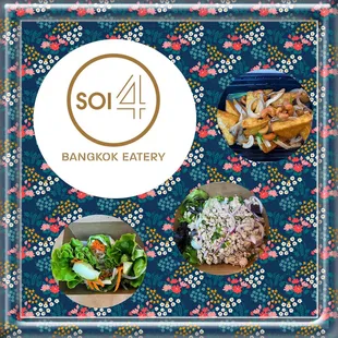 Montage of images from Soi 4 Bangkok Eatery