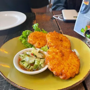 Thai Spiced Corn Cakes