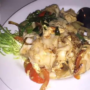 Spicy Wide Rice Noodles