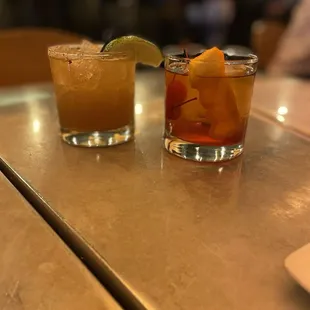 Tamarind margarita and Karmakuri