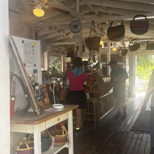 Inside market. Open on Saturdays