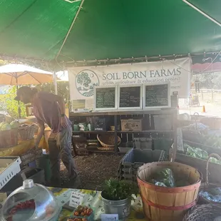 Fresh fruit and vegetable market