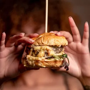 Soiree burger with smoked Gouda