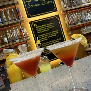 Strawberry Hennessy lemon drop