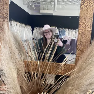 She welcomes friends and family to join. Her decor in the store is so beautiful!