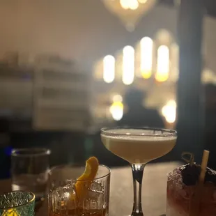 Indonesian daiquiri and Old Fashion