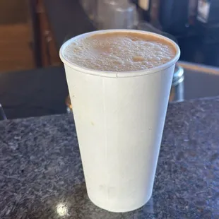 Pumpkin Spiced Latte with Coconut Milk Extra Hot