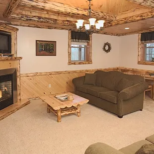 Spacious Living Rooms with Fireplaces