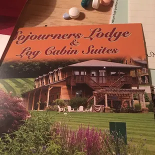 This is a photo taken off the information card for this lovely inn that we stayed in.